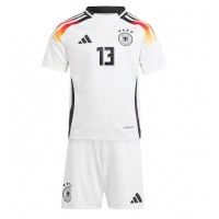 Maglie da calcio Germania Thomas Muller #13 Prima Maglia Bambino Europei 2024 Manica Corta (+ Pantaloni corti)